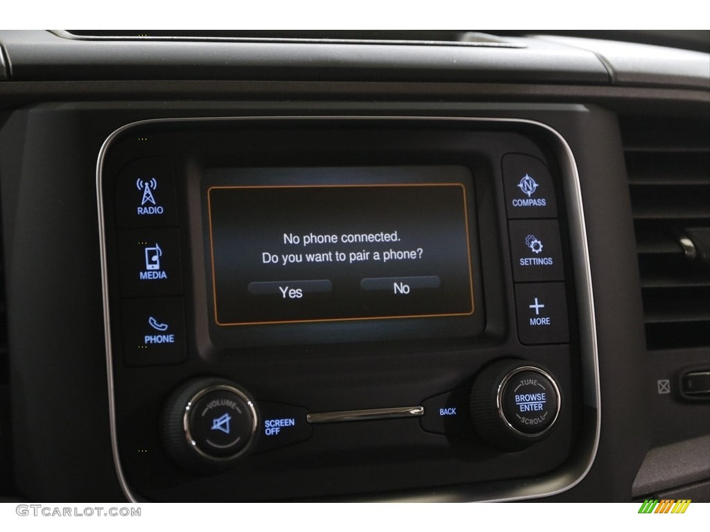 2018 1500 Tradesman Crew Cab 4x4 - Brilliant Black Crystal Pearl / Black/Diesel Gray photo #11
