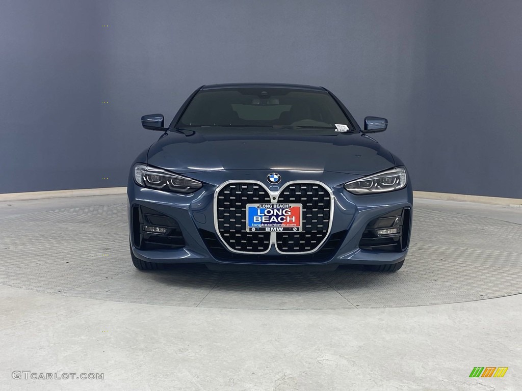 2021 4 Series 430i Coupe - Arctic Race Blue Metallic / Black photo #2