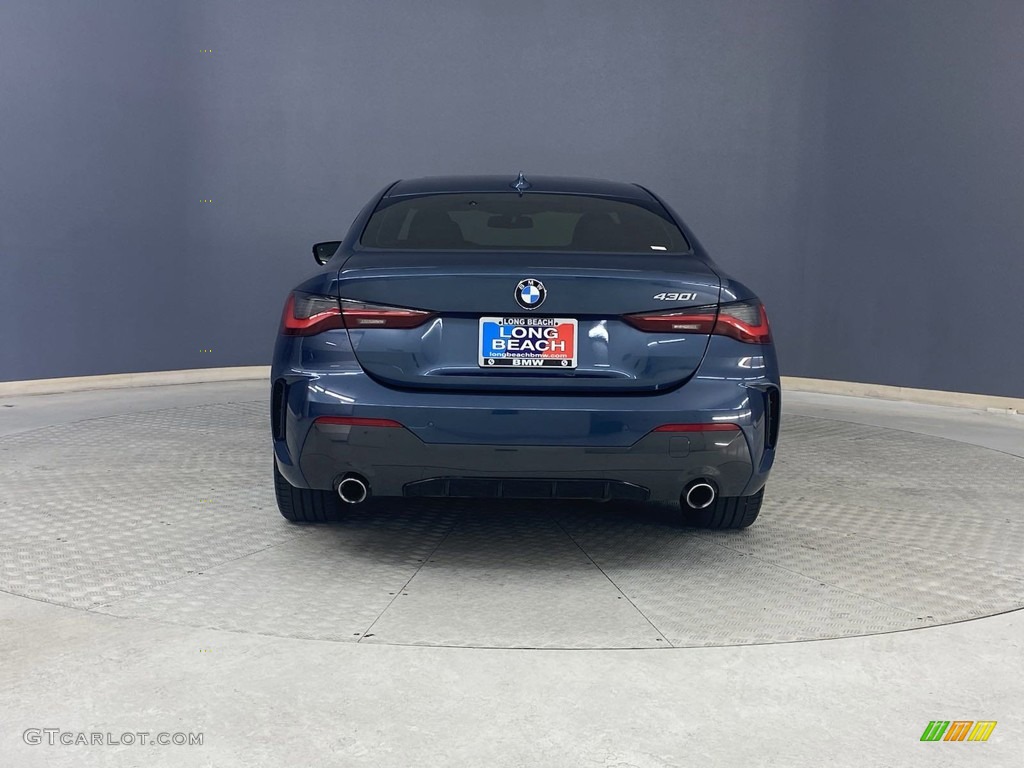 2021 4 Series 430i Coupe - Arctic Race Blue Metallic / Black photo #4