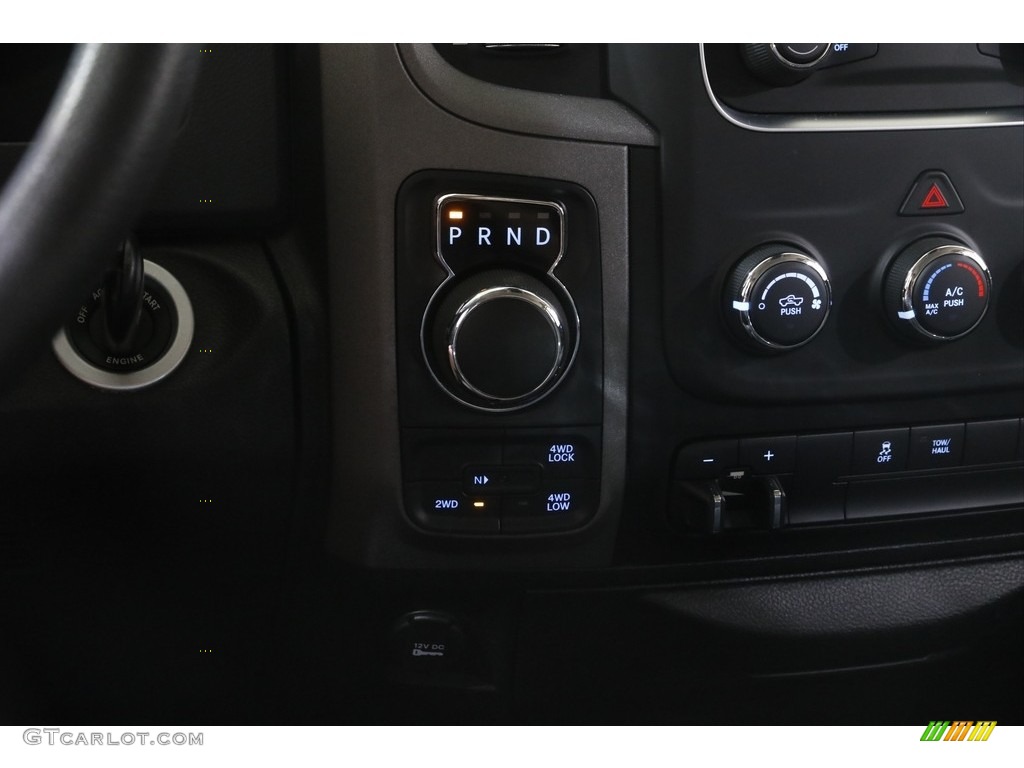 2018 1500 Tradesman Crew Cab 4x4 - Brilliant Black Crystal Pearl / Black/Diesel Gray photo #14