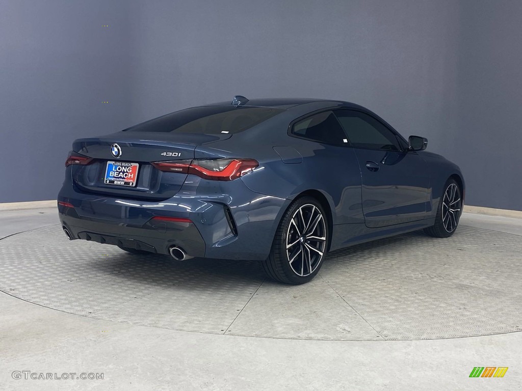 2021 4 Series 430i Coupe - Arctic Race Blue Metallic / Black photo #5