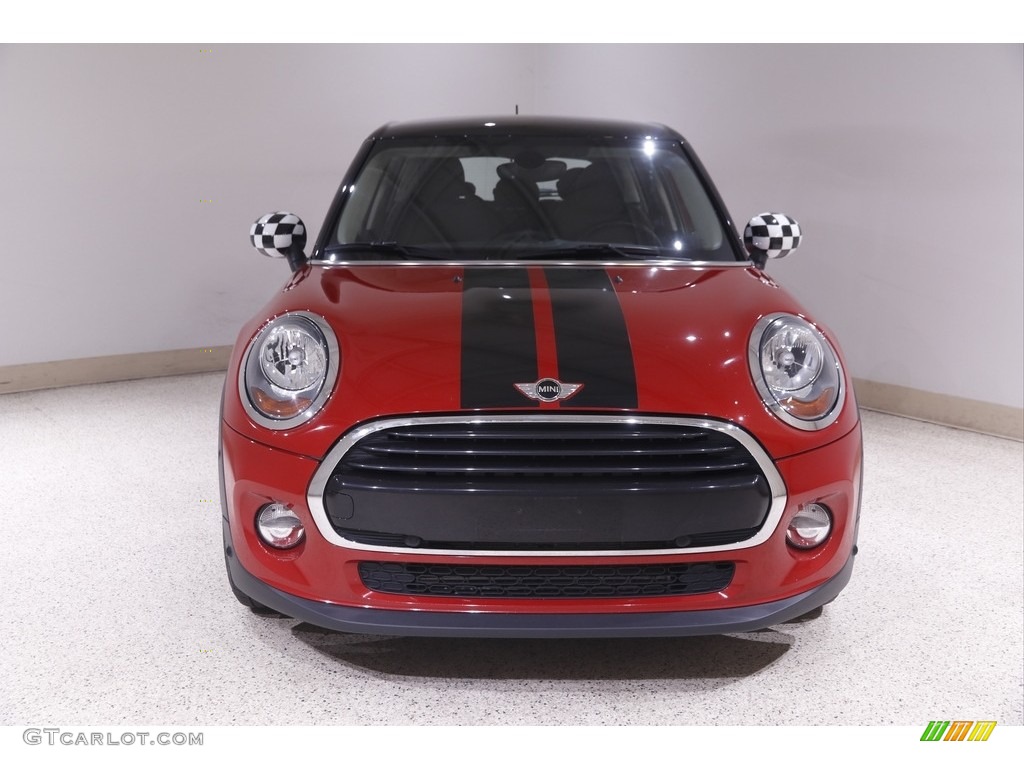 2018 Hardtop Cooper 4 Door - Blazing Red Metallic / Carbon Black photo #2