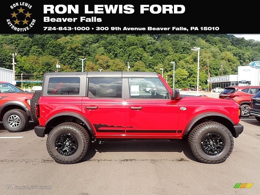 2022 Bronco Wildtrak 4x4 4-Door - Race Red / Medium Sandstone photo #1