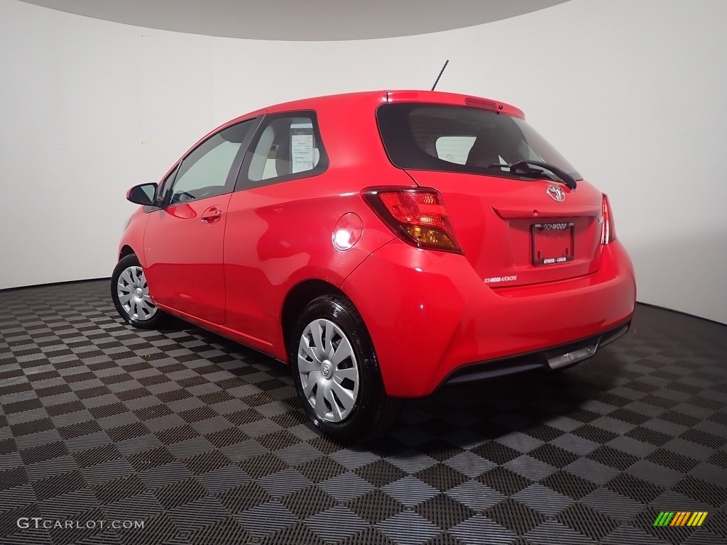 2015 Yaris 3-Door L - Absolutely Red / Black photo #10