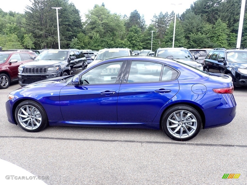 Anodized Blue Metallic 2022 Alfa Romeo Giulia Ti AWD Exterior Photo #144549396