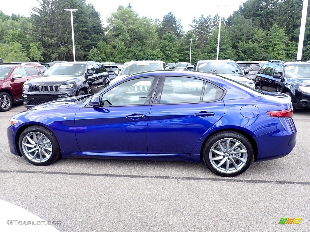 2022 Giulia Ti AWD - Anodized Blue Metallic / Black photo #2