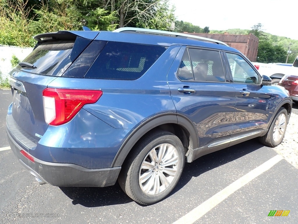 2020 Explorer Limited - Blue Metallic / Ebony photo #3