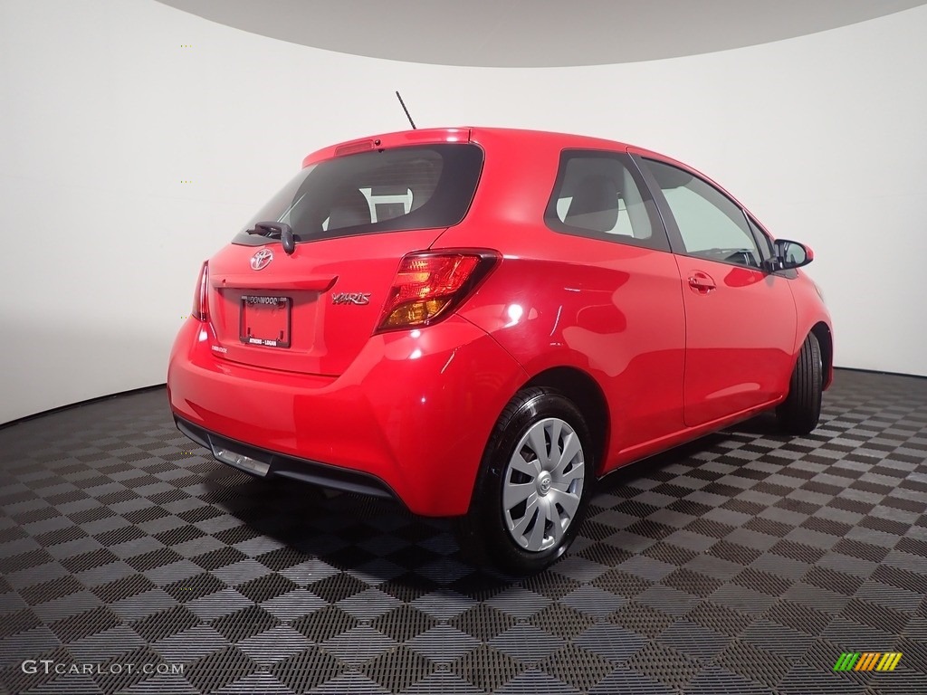 2015 Yaris 3-Door L - Absolutely Red / Black photo #15