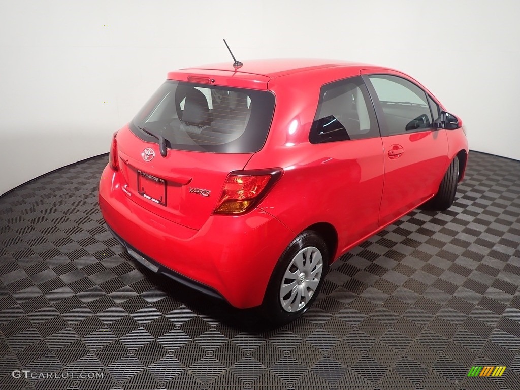 2015 Yaris 3-Door L - Absolutely Red / Black photo #16