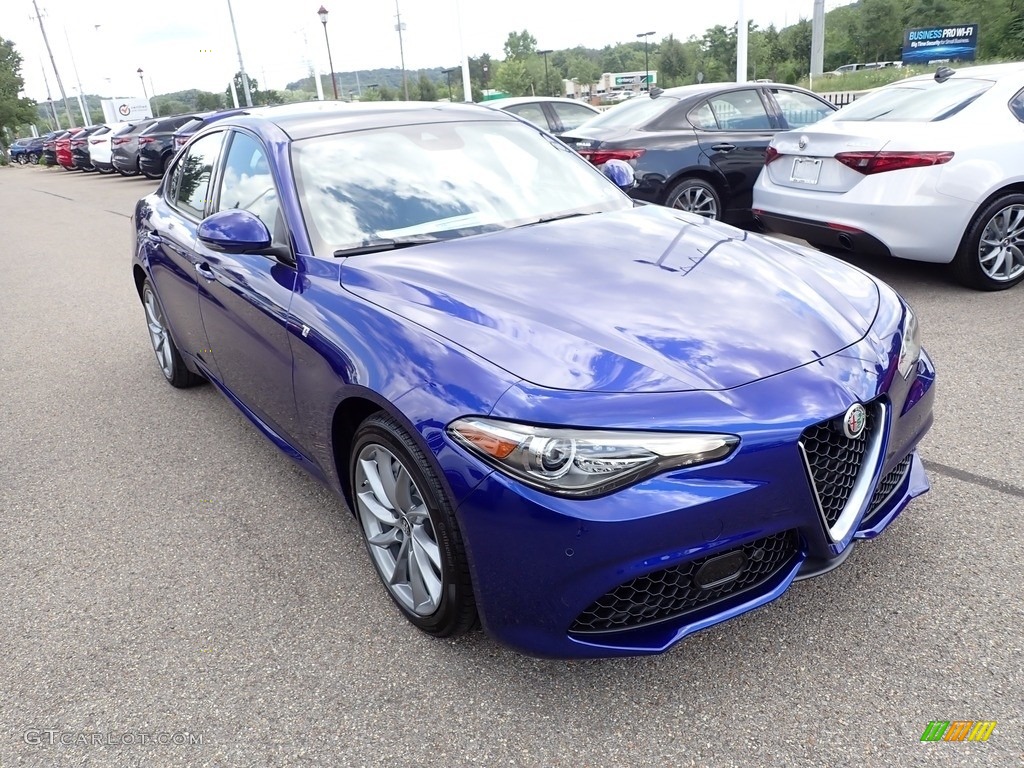 2022 Giulia Ti AWD - Anodized Blue Metallic / Black photo #7