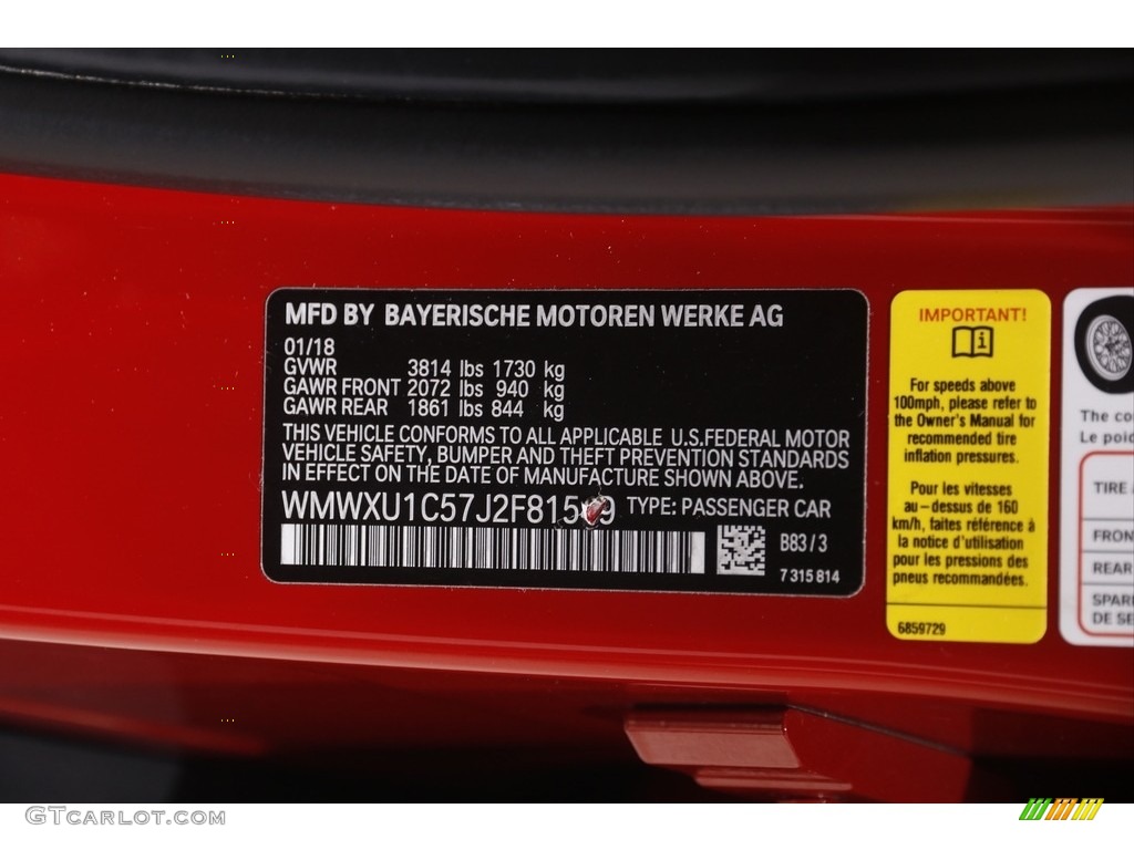 2018 Hardtop Cooper 4 Door - Blazing Red Metallic / Carbon Black photo #23