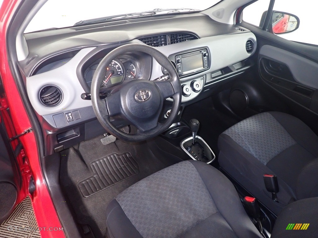 Black Interior 2015 Toyota Yaris 3-Door L Photo #144549606