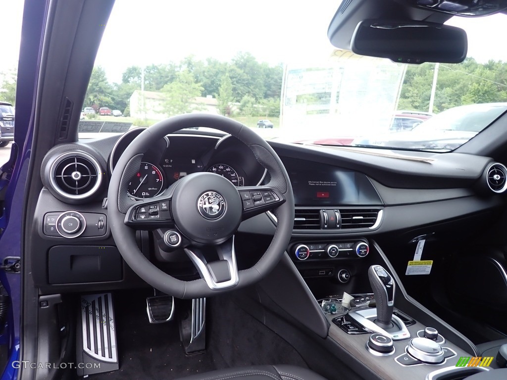 2022 Alfa Romeo Giulia Ti AWD Black Dashboard Photo #144549647