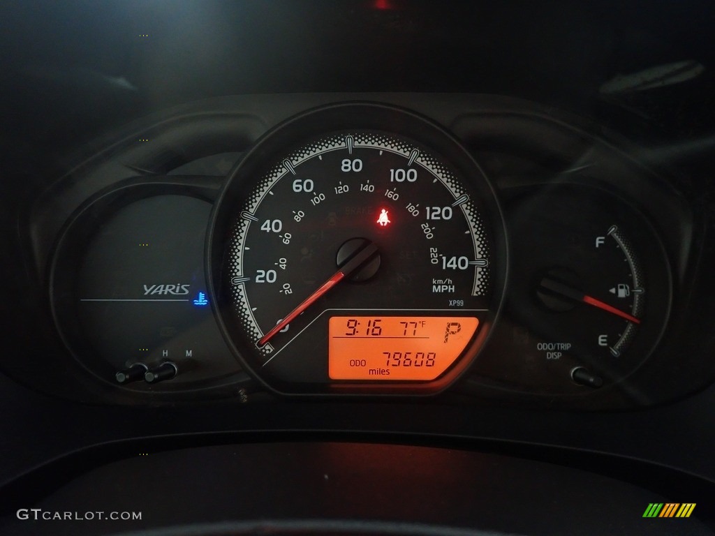 2015 Toyota Yaris 3-Door L Gauges Photo #144549687