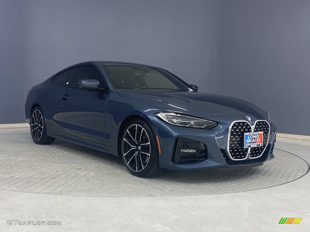 Arctic Race Blue Metallic 2021 BMW 4 Series 430i Coupe Exterior Photo #144549705