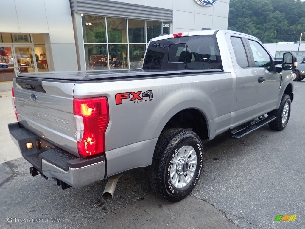 2020 F250 Super Duty XL SuperCab 4x4 - Iconic Silver / Medium Earth Gray photo #2