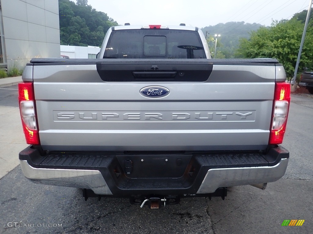 2020 F250 Super Duty XL SuperCab 4x4 - Iconic Silver / Medium Earth Gray photo #3