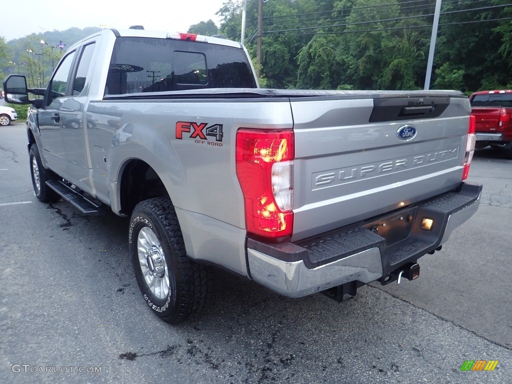 2020 F250 Super Duty XL SuperCab 4x4 - Iconic Silver / Medium Earth Gray photo #4