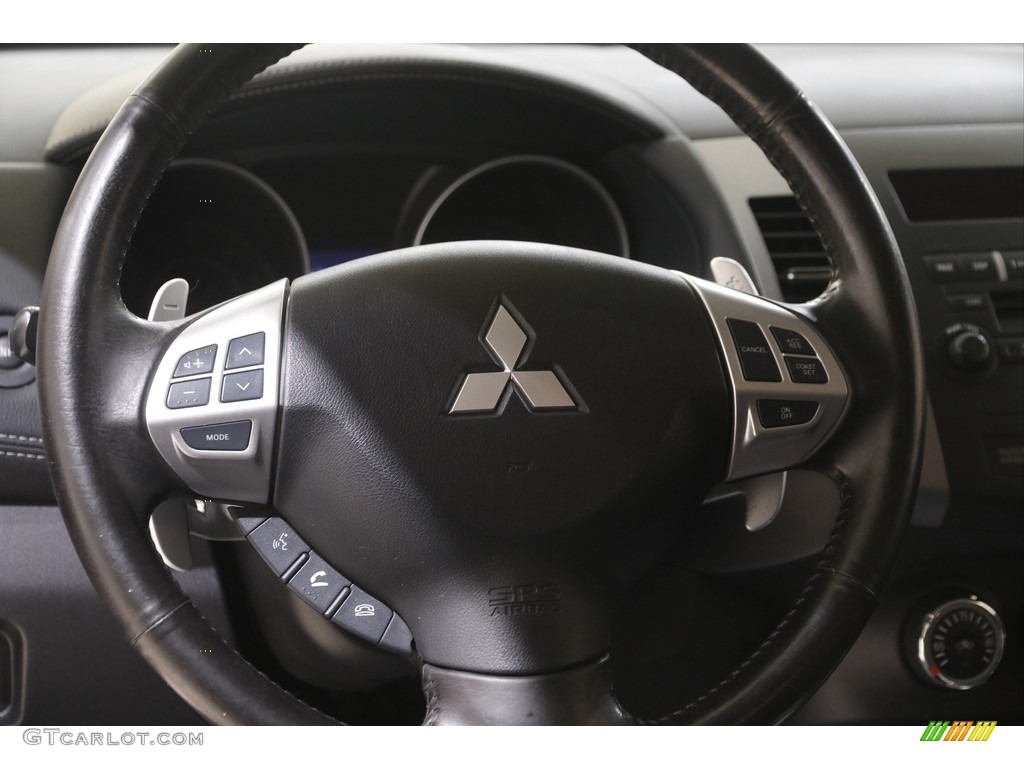 2011 Outlander XLS - Graphite Gray Pearl / Black photo #7