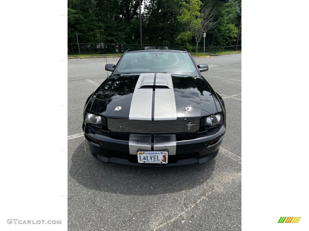2007 Mustang Shelby GT Coupe - Black / Charcoal photo #4