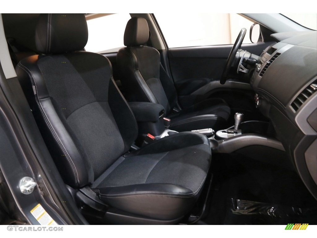 2011 Outlander XLS - Graphite Gray Pearl / Black photo #12