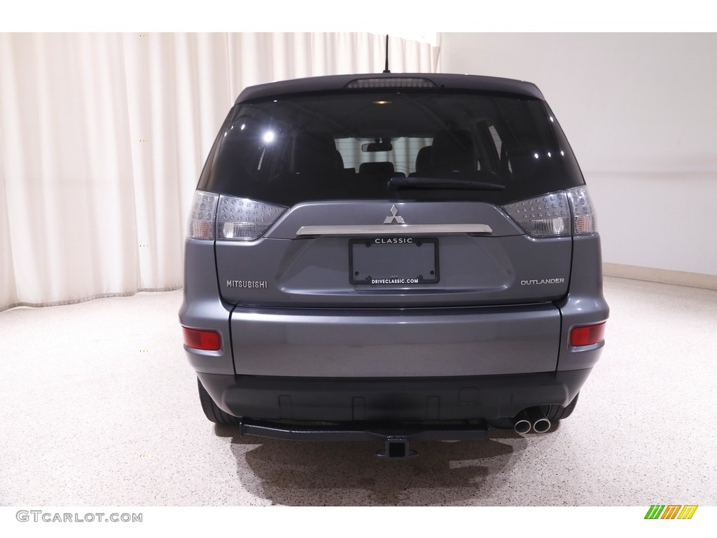 2011 Outlander XLS - Graphite Gray Pearl / Black photo #16