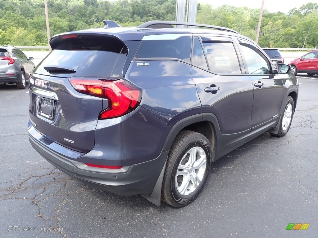 2018 Terrain SLE AWD - Blue Steel Metallic / ­Jet Black photo #7