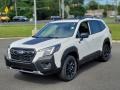 Crystal White Pearl 2022 Subaru Forester Wilderness