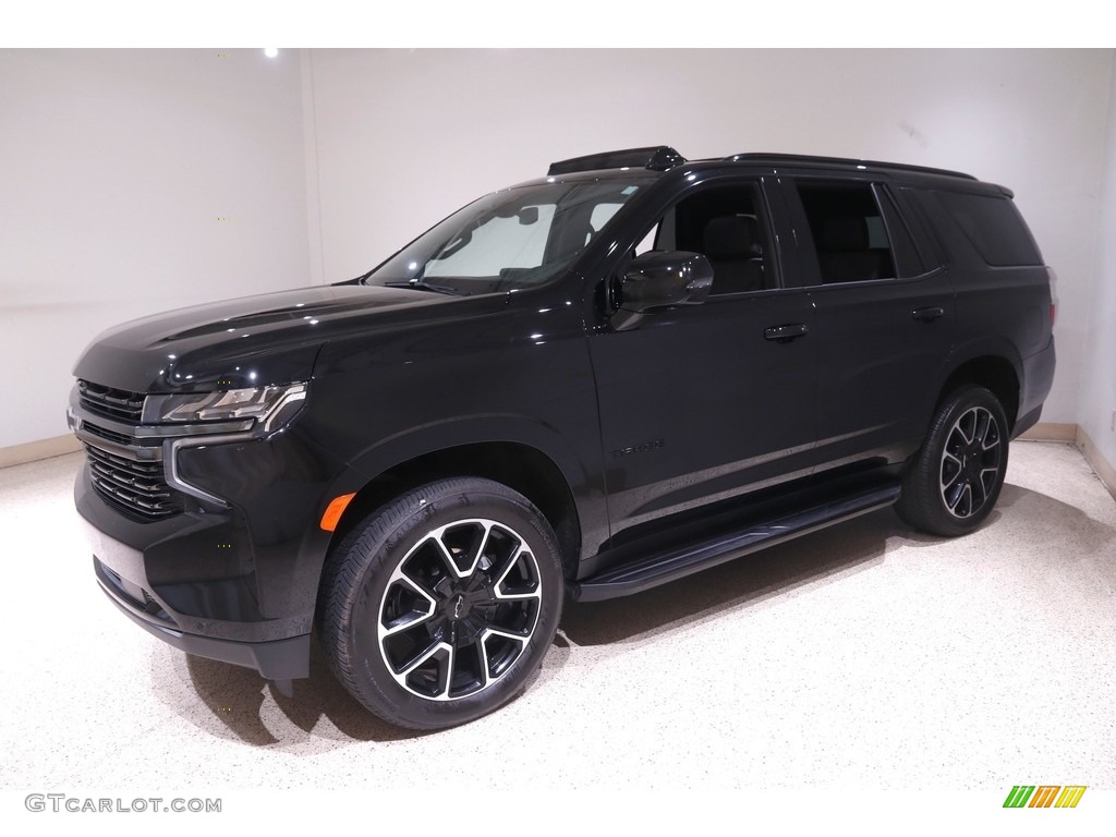 2021 Tahoe RST 4WD - Black / Jet Black/Victory Red photo #3