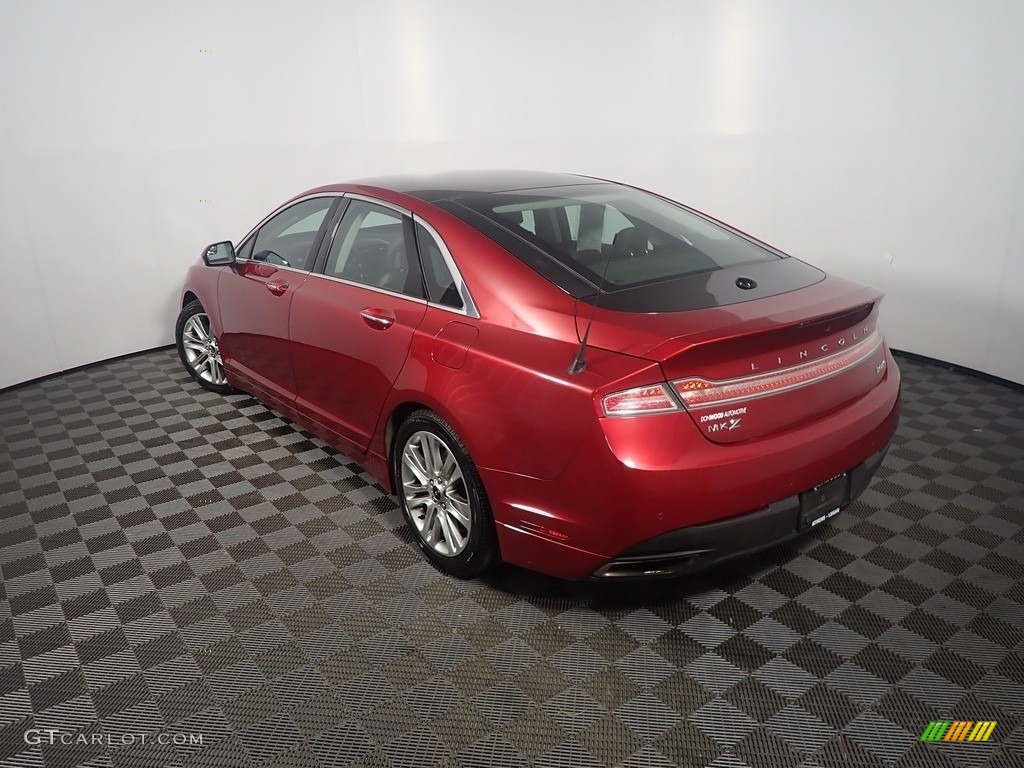 2013 MKZ 2.0L EcoBoost AWD - Ruby Red / Charcoal Black photo #13