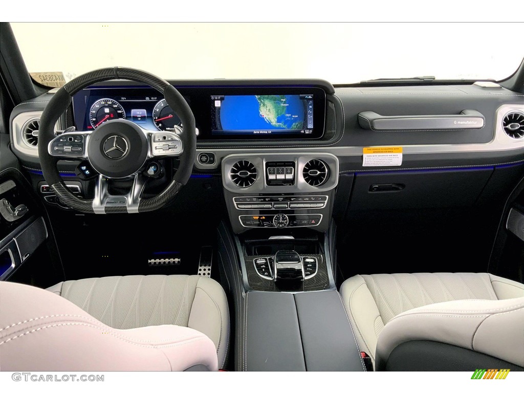 2022 Mercedes-Benz G 63 AMG Platinum White Dashboard Photo #144554449