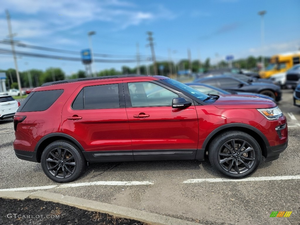 2018 Explorer XLT 4WD - Ruby Red / Ebony Black photo #3