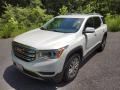 2019 White Frost Tricoat GMC Acadia SLE  photo #2