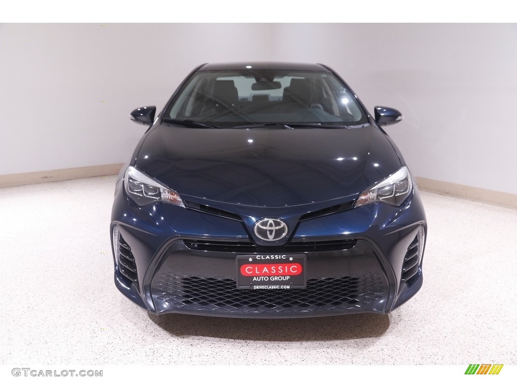 2018 Corolla SE - Galactic Aqua Mica / Black photo #2