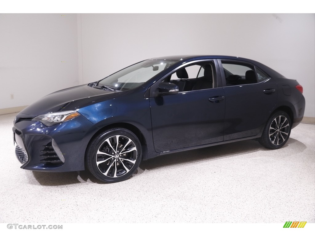 2018 Corolla SE - Galactic Aqua Mica / Black photo #3