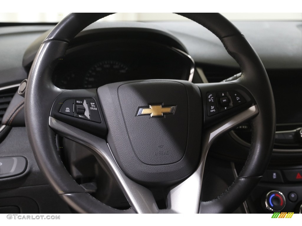 2020 Chevrolet Trax LT AWD Jet Black Steering Wheel Photo #144555352