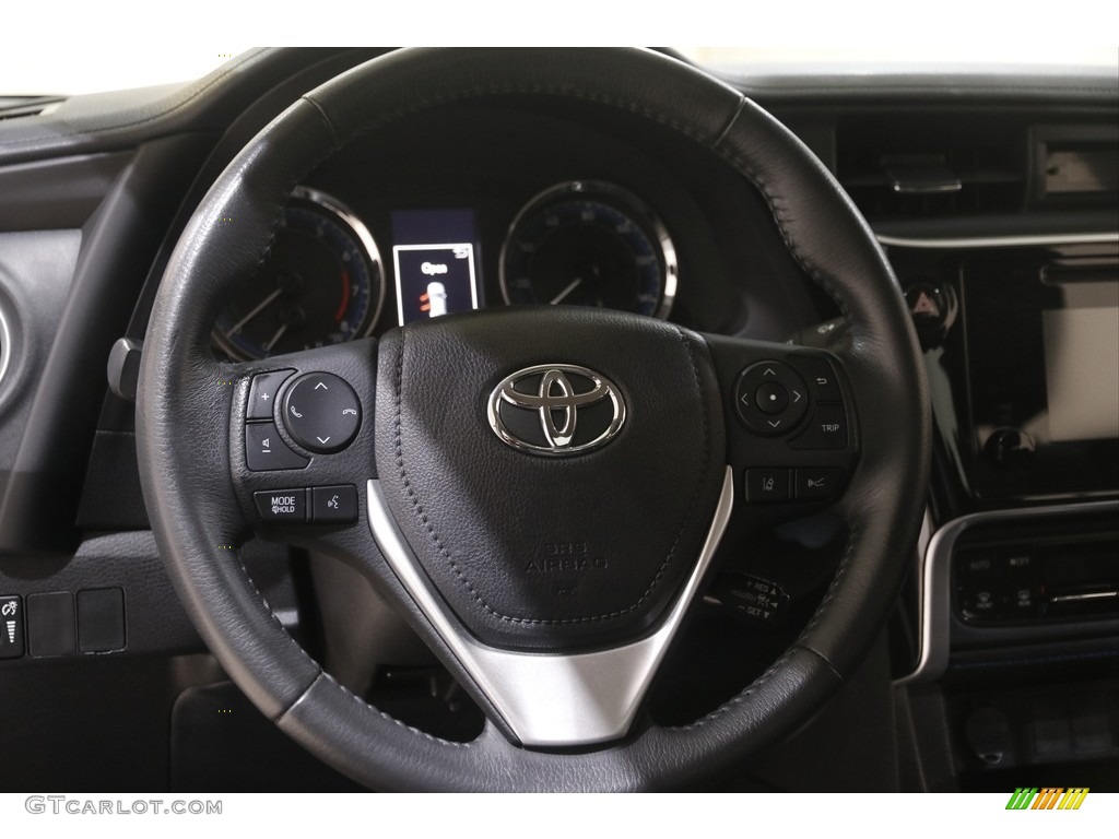 2018 Corolla SE - Galactic Aqua Mica / Black photo #7