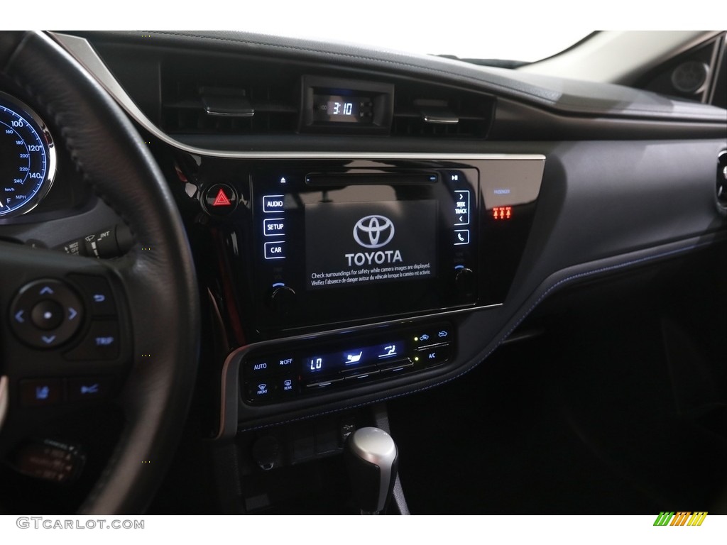 2018 Corolla SE - Galactic Aqua Mica / Black photo #9