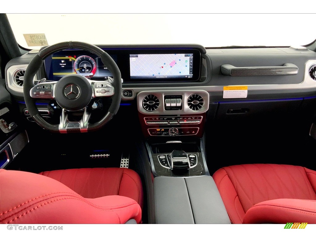 2022 Mercedes-Benz G 63 AMG Classic Red/Black Dashboard Photo #144556363