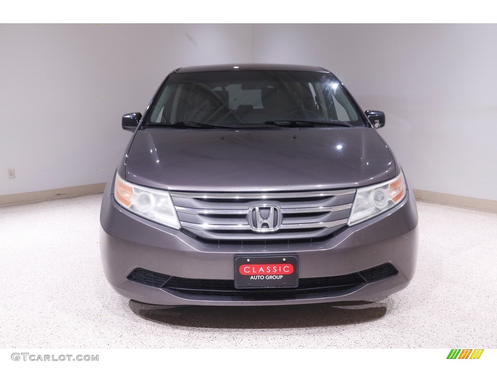 2011 Odyssey EX - Smoky Topaz Metallic / Gray photo #2