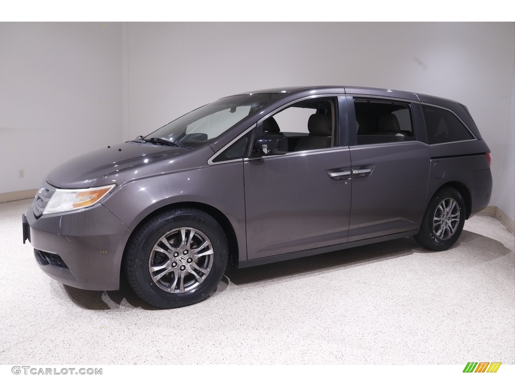 2011 Odyssey EX - Smoky Topaz Metallic / Gray photo #3