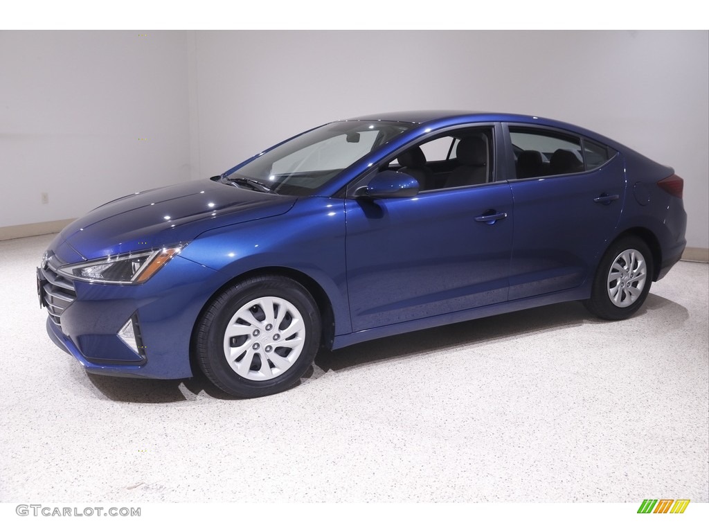 2019 Elantra SE - Lakeside Blue / Gray photo #3