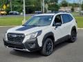 2022 Crystal White Pearl Subaru Forester Wilderness  photo #1