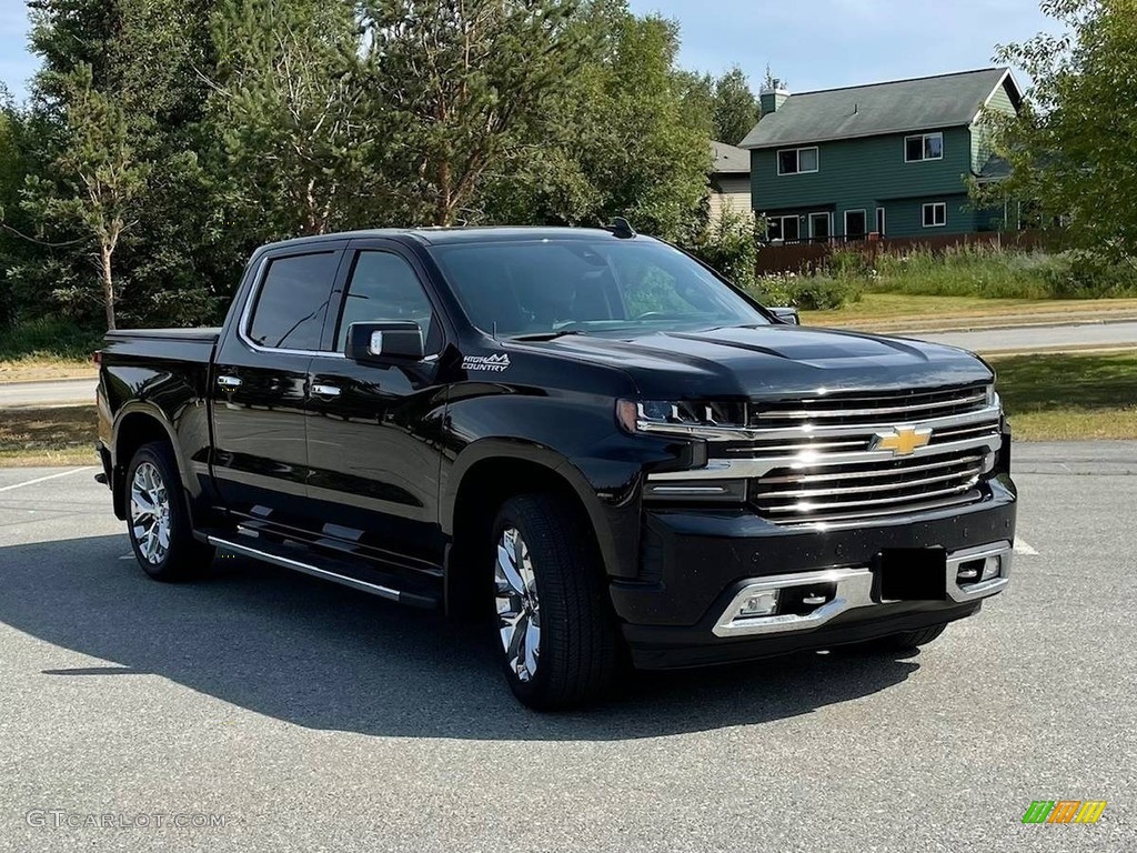 2019 Silverado 1500 High Country Crew Cab 4WD - Black / Jet Black photo #11