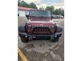 2010 Red Rock Crystal Pearl Jeep Wrangler Sport 4x4  photo #19