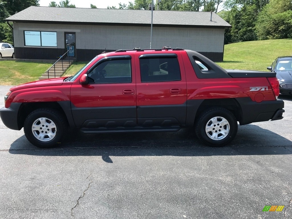 2003 Avalanche 1500 4x4 - Victory Red / Dark Charcoal photo #1