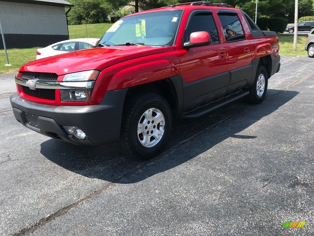 2003 Avalanche 1500 4x4 - Victory Red / Dark Charcoal photo #2
