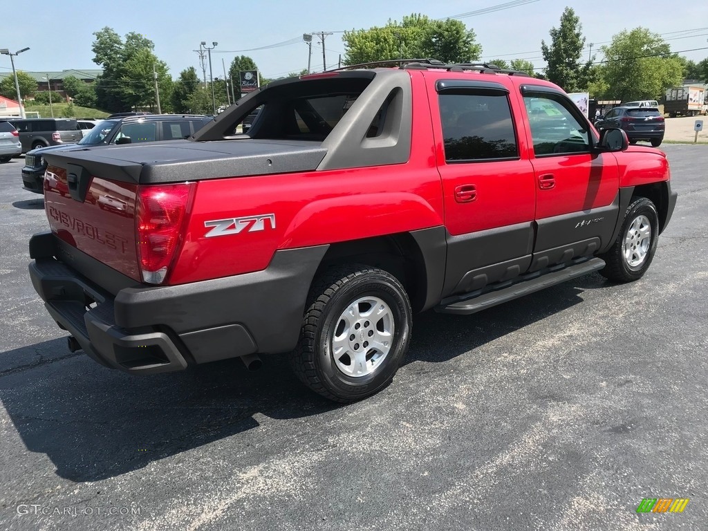 2003 Avalanche 1500 4x4 - Victory Red / Dark Charcoal photo #6