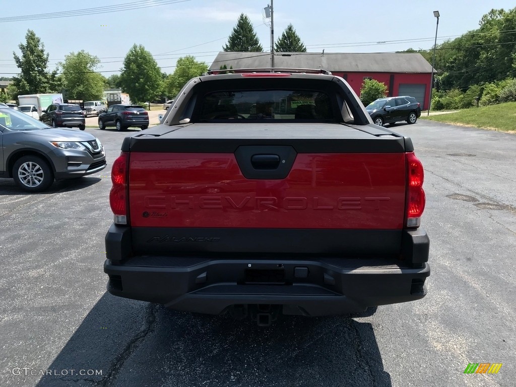 2003 Avalanche 1500 4x4 - Victory Red / Dark Charcoal photo #7
