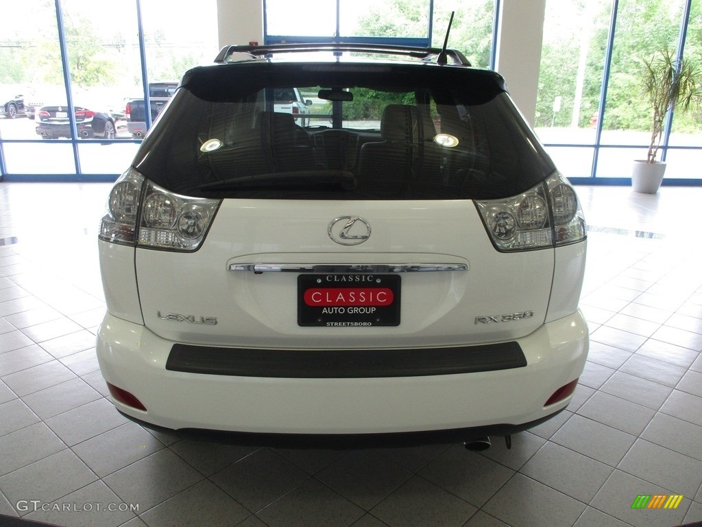 2008 RX 350 AWD - Crystal White / Light Gray photo #8